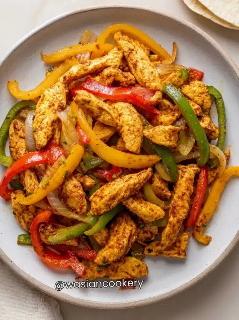 Air Fryer Chicken Fajita Skewers