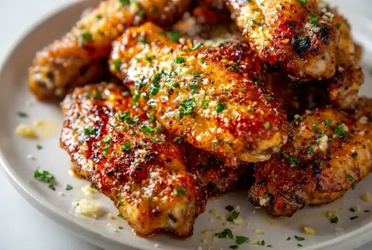 Air Fryer Garlic Parmesan Wings