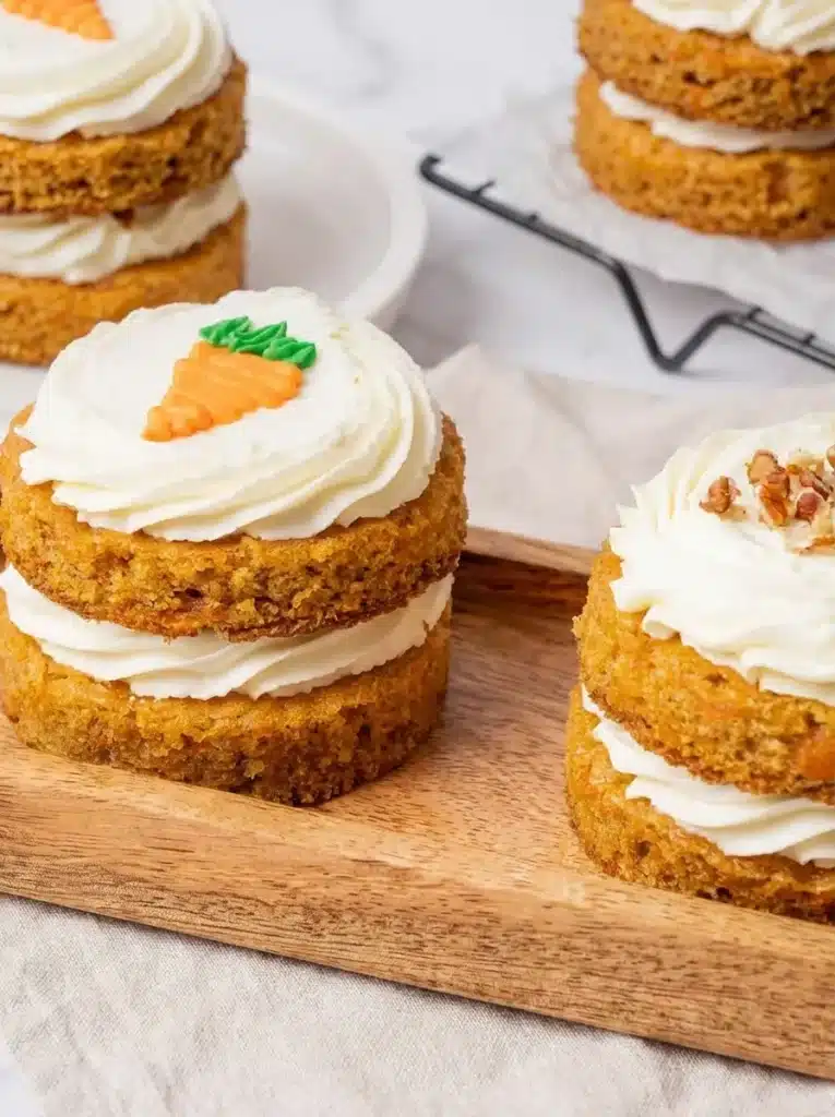 Carrot Mini Bundt Cakes