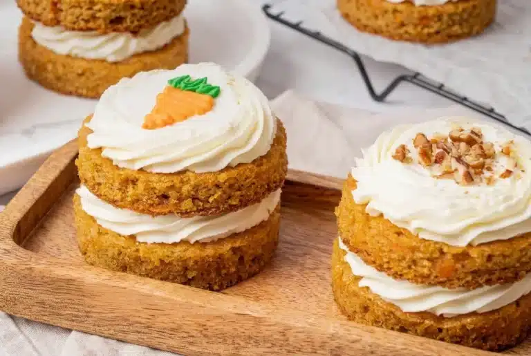 Carrot Mini Bundt Cakes