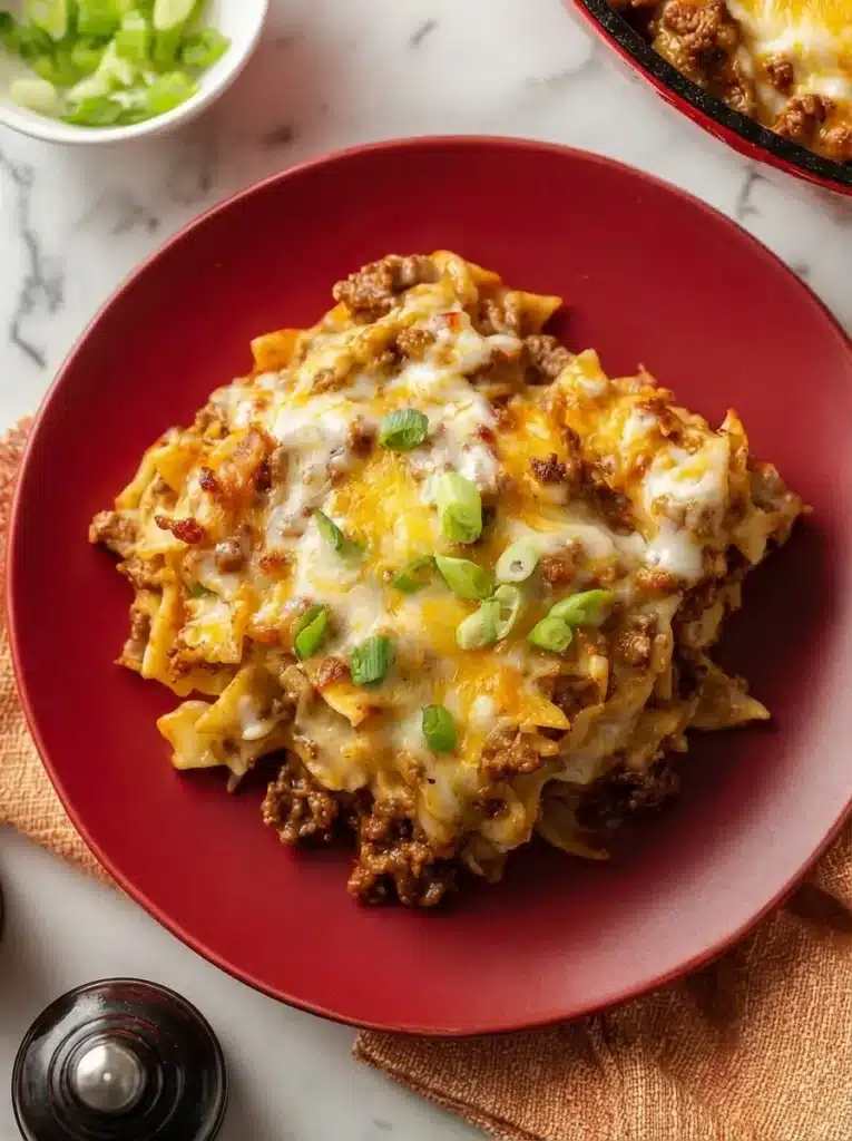 Cheesy Ground Beef Casserole