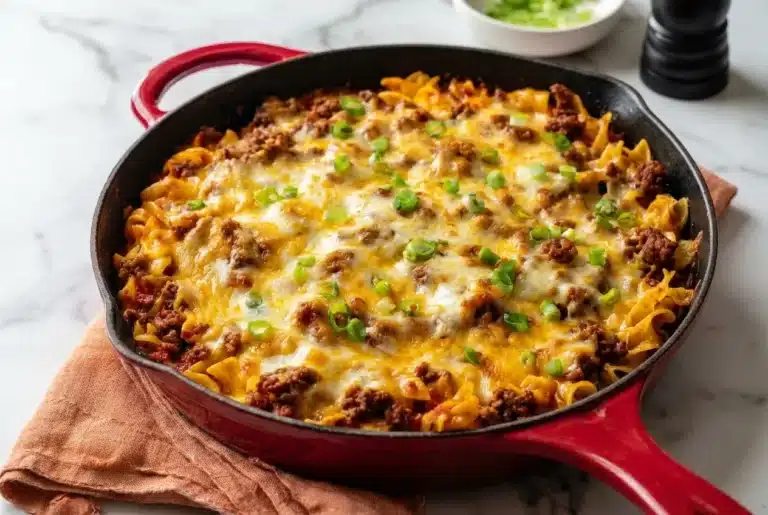 Cheesy Ground Beef Casserole