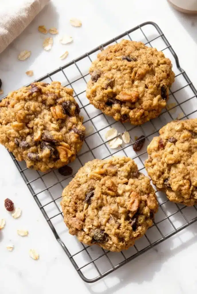 Chewy & Comforting Oatmeal-Raisin Cookies