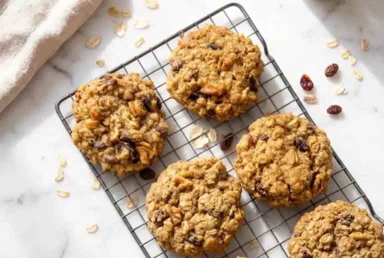 Chewy & Comforting Oatmeal-Raisin Cookies