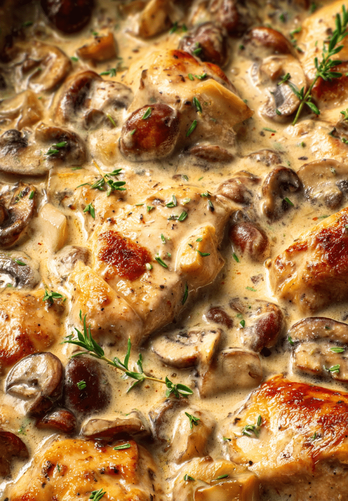 Chicken Mushroom Stroganoff