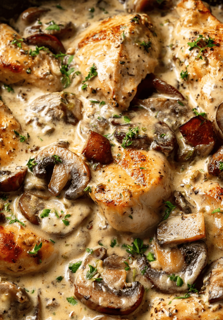 Chicken Mushroom Stroganoff