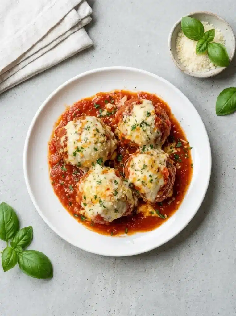 Chicken Parmesan Meatballs