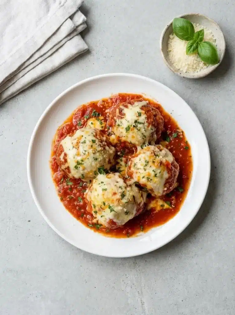 Chicken Parmesan Meatballs
