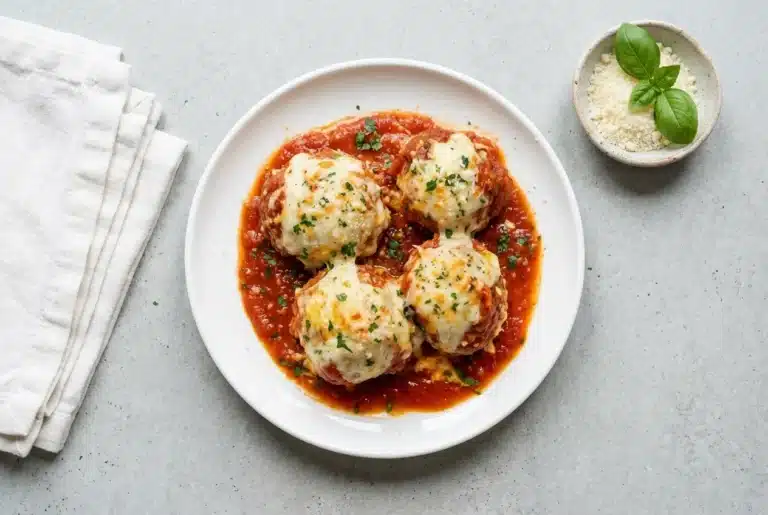 Chicken Parmesan Meatballs