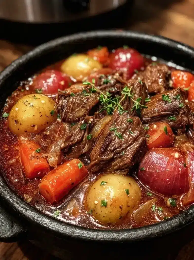 Crockpot Beef Stew with Vegetables