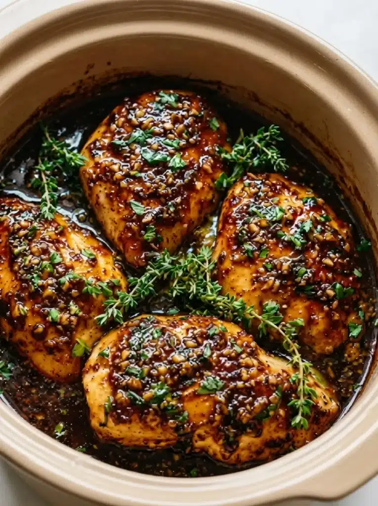 Crockpot Honey Garlic Chicken