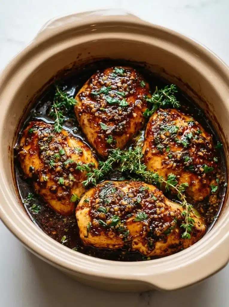 Crockpot Honey Garlic Chicken