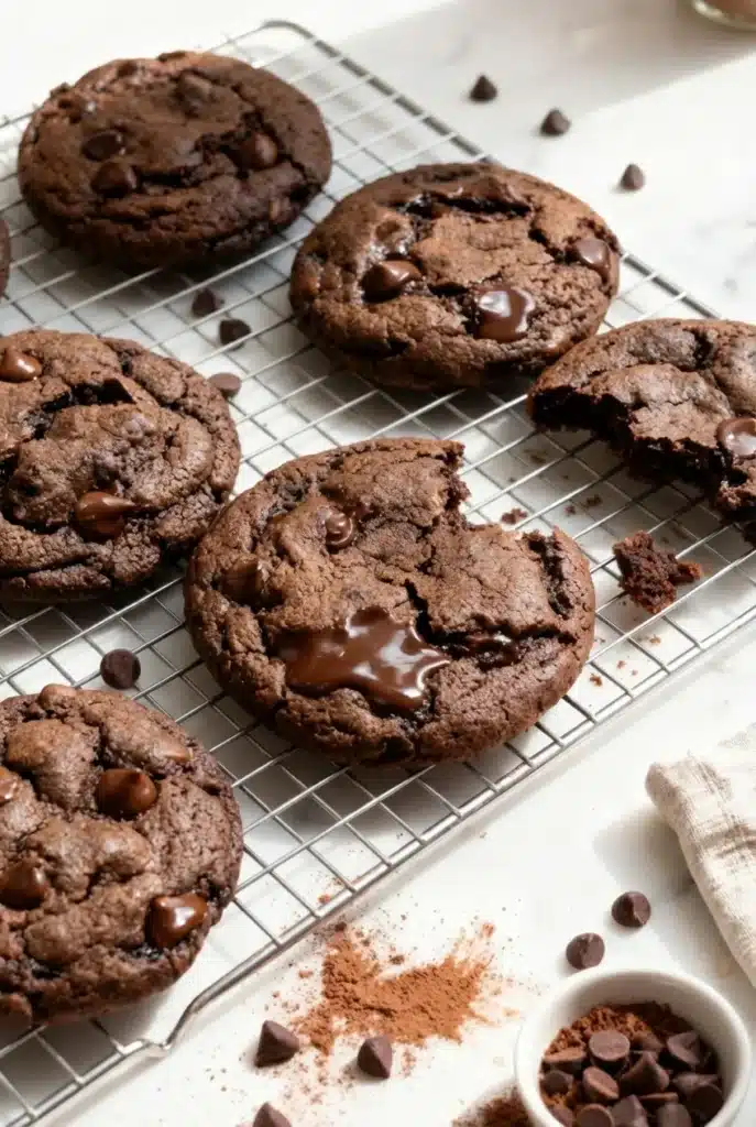 Double-Chocolate Chip Cookies