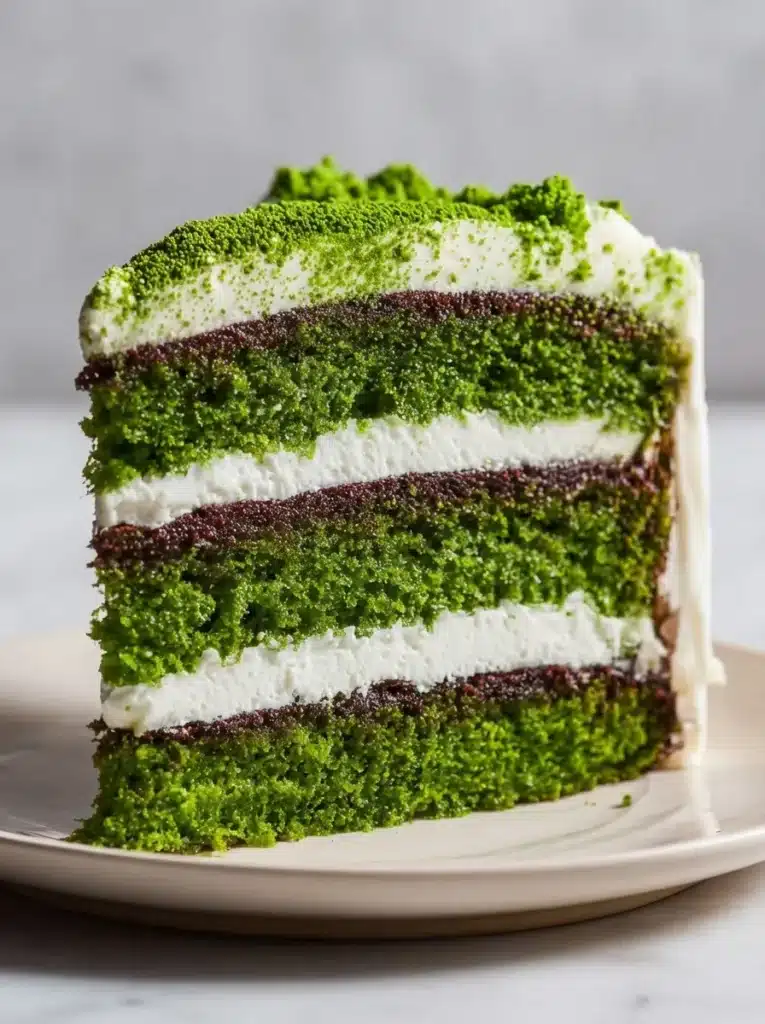 Green Velvet Bundt Cake