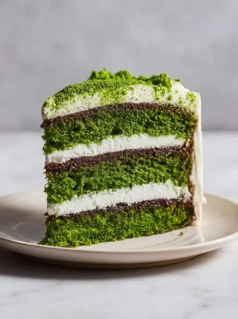 Green Velvet Bundt Cake