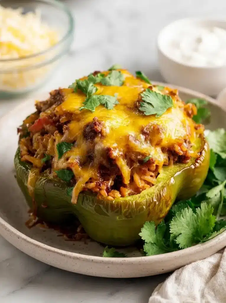 Ground Beef Stuffed Peppers