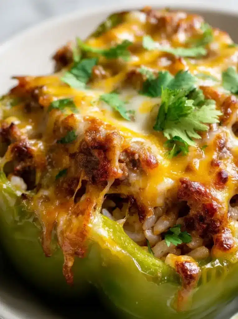 Ground Beef Stuffed Peppers