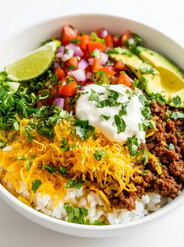 Ground Beef Taco Bowl
