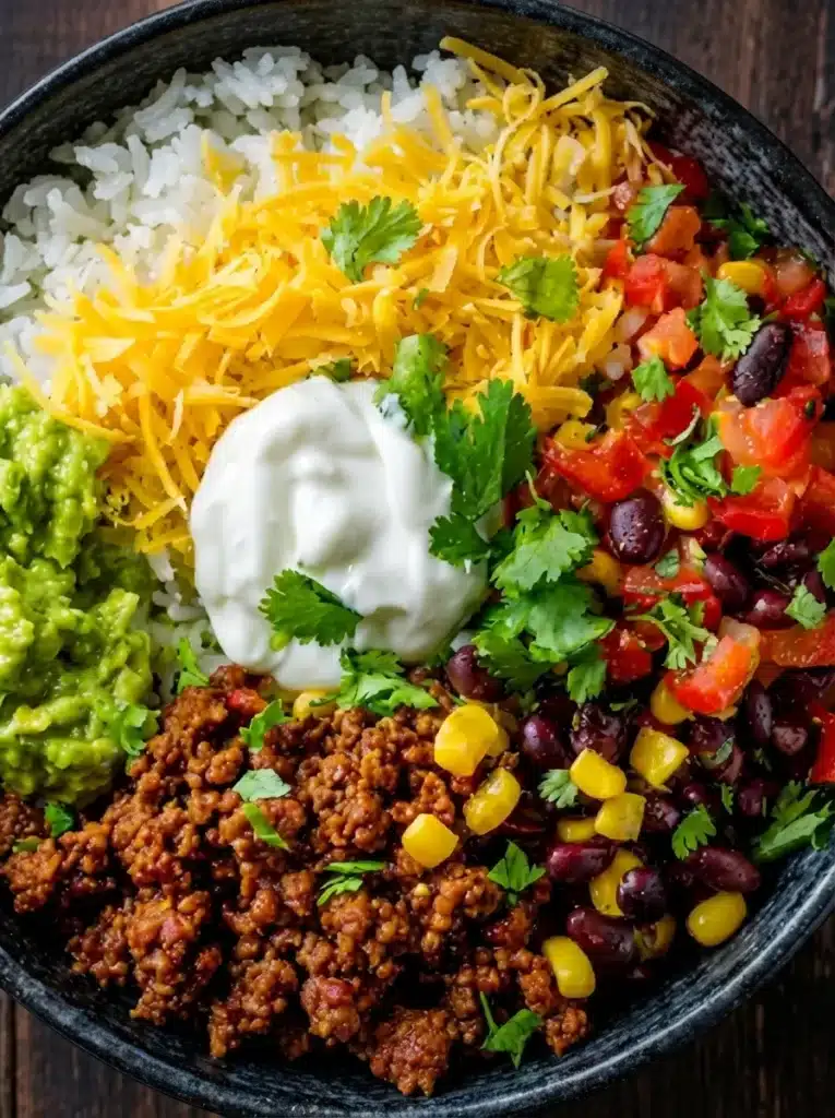Ground Beef Taco Bowl