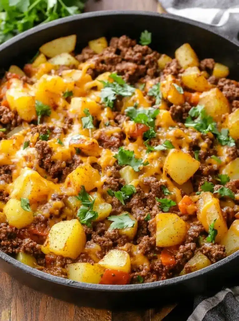 Ground Beef and Potato Skillet