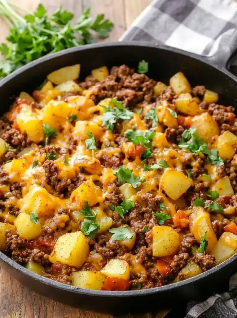 Ground Beef and Potato Skillet
