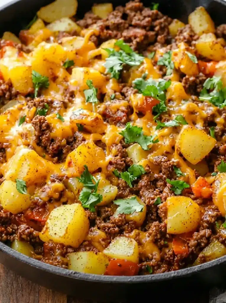 Ground Beef and Potato Skillet
