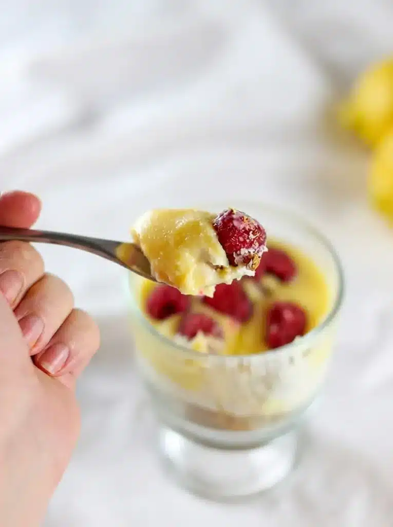 Lemon Raspberry Cheesecake Cups
