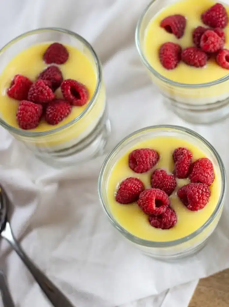 Lemon Raspberry Cheesecake Cups