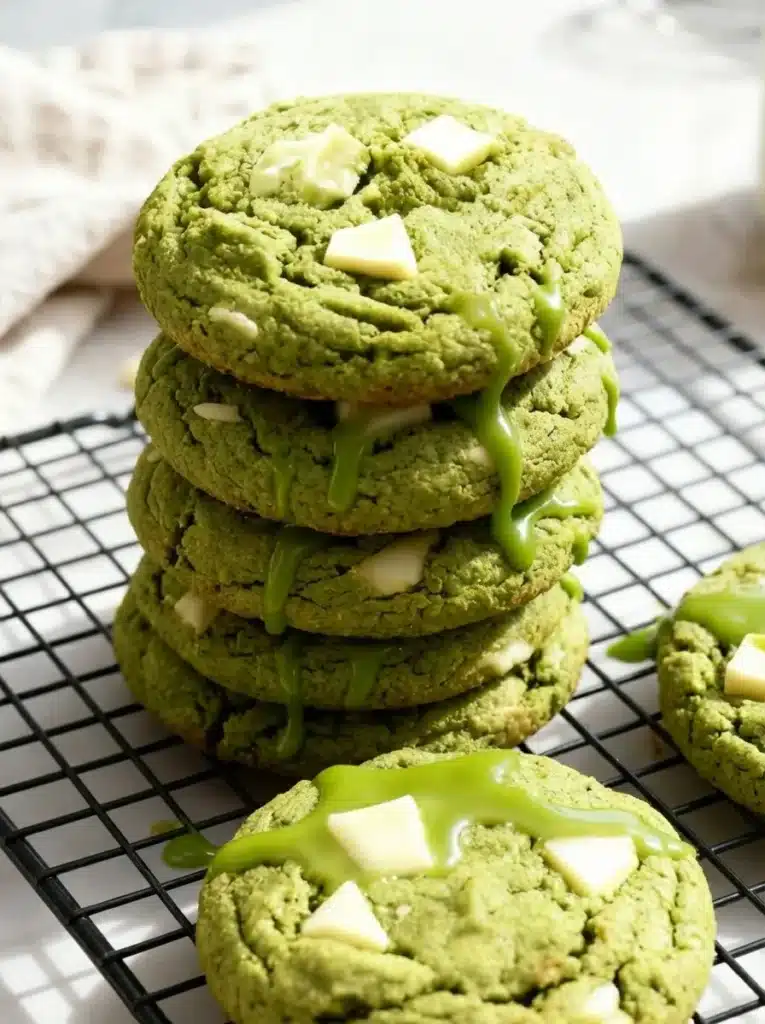 Matcha White Chocolate Cookies