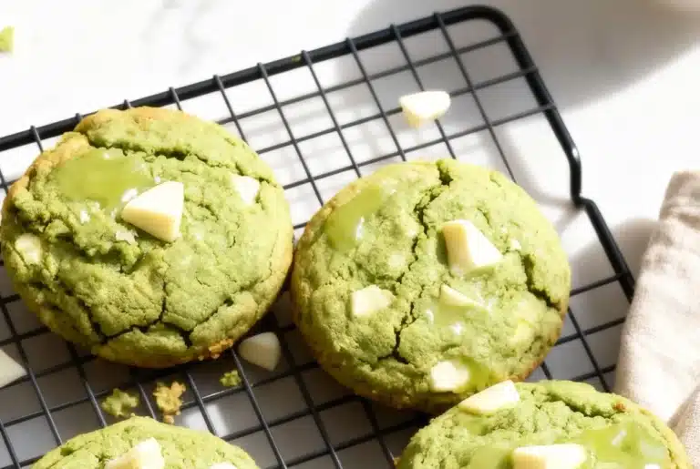 Matcha White Chocolate Cookies