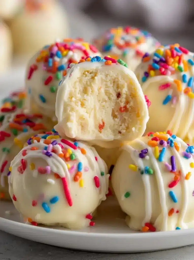 Mini Easter Cake Balls