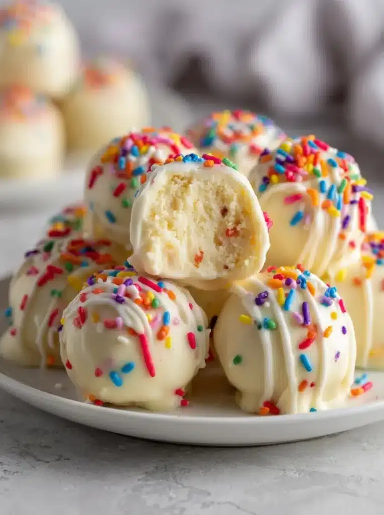 Mini Easter Cake Balls