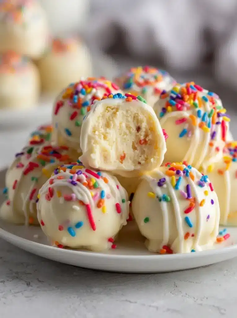 Mini Easter Cake Balls