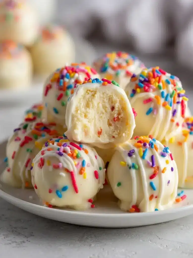 Mini Easter Cake Balls