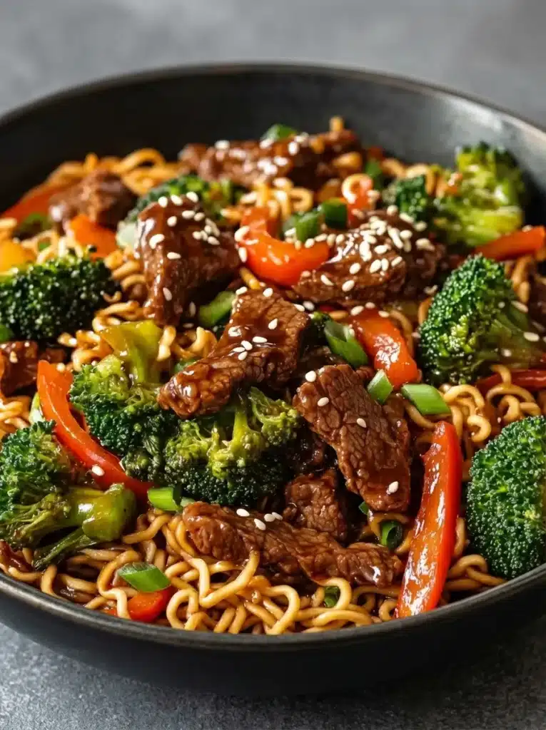 Mongolian Beef Stir Fry