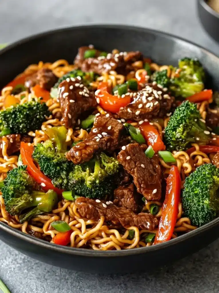 Mongolian Beef Stir Fry