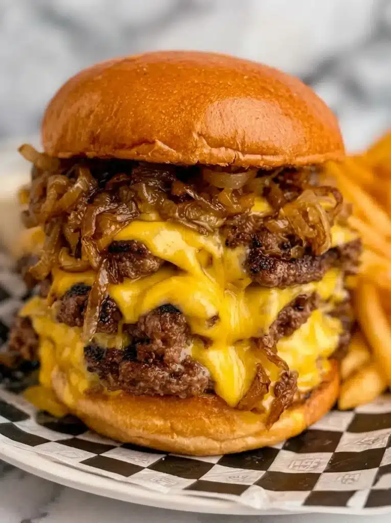 Oklahoma Onion Smash Burger
