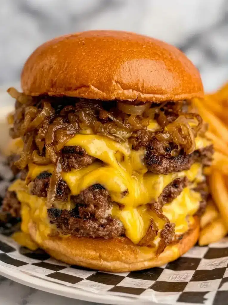 Oklahoma Onion Smash Burger