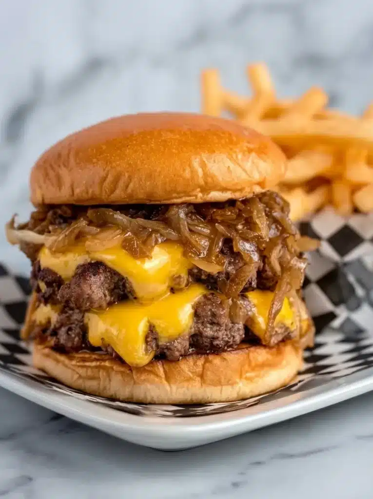 Oklahoma Onion Smash Burger