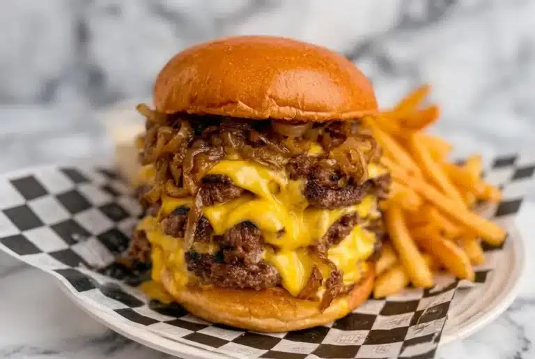 Oklahoma Onion Smash Burger