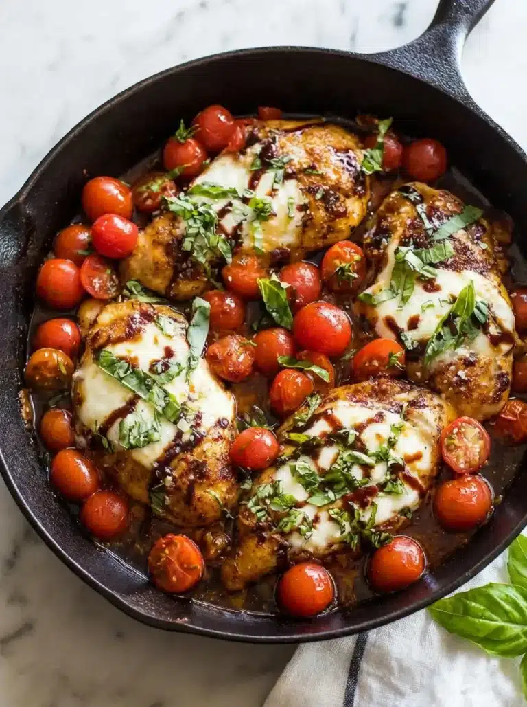One-Pan-Chicken-Bruschetta-with-Balsamic-Glaze