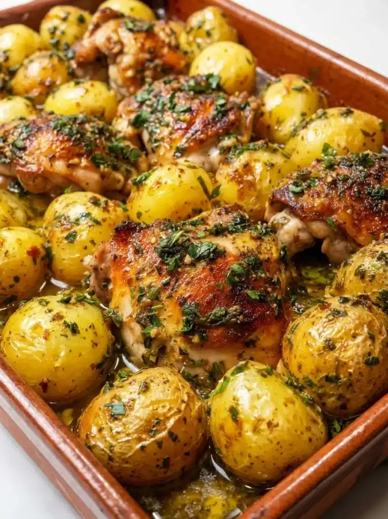 One-Pan Greek Lemon Chicken with Potatoes