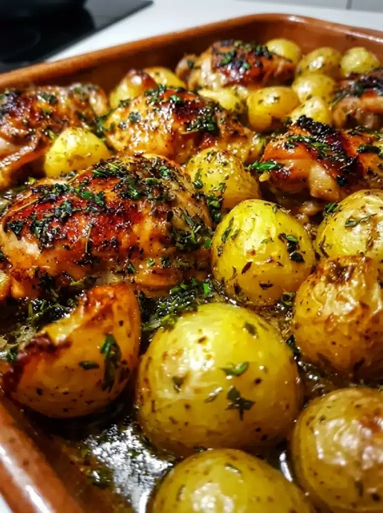 One-Pan Greek Lemon Chicken with Potatoes