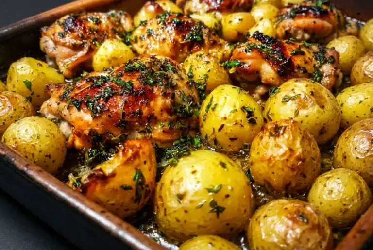 One-Pan Greek Lemon Chicken with Potatoes 1