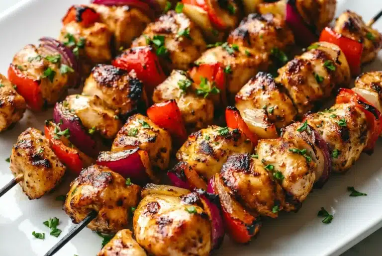One-Pan-Mediterranean-Chicken-Kabobs-