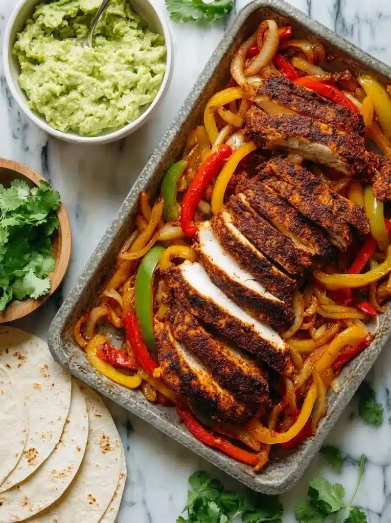 Oven Roasted Chicken Fajitas