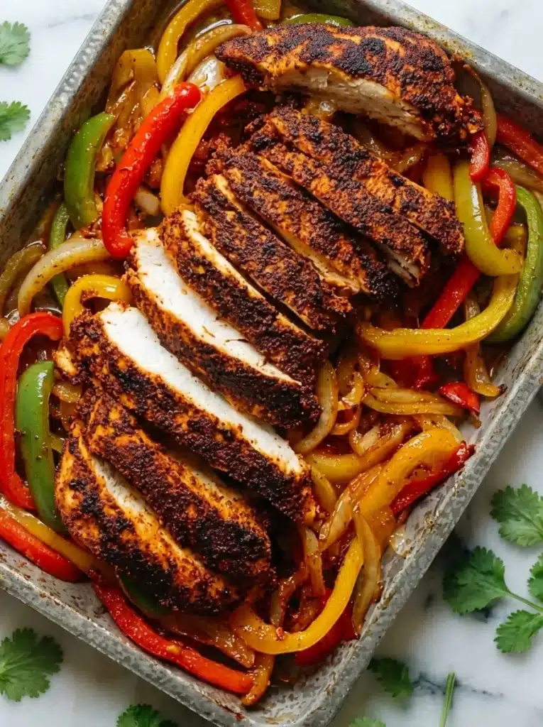 Oven Roasted Chicken Fajitas
