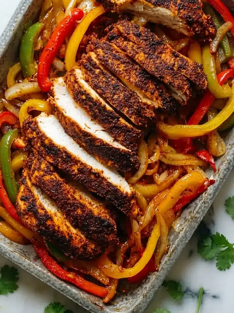 Oven Roasted Chicken Fajitas