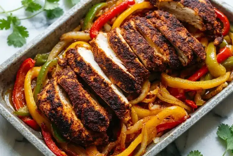 Oven Roasted Chicken Fajitas