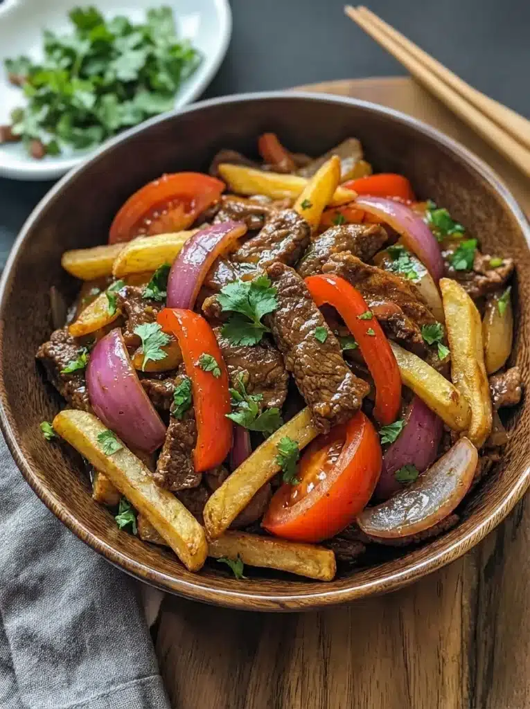 Peruvian Lomo Saltado